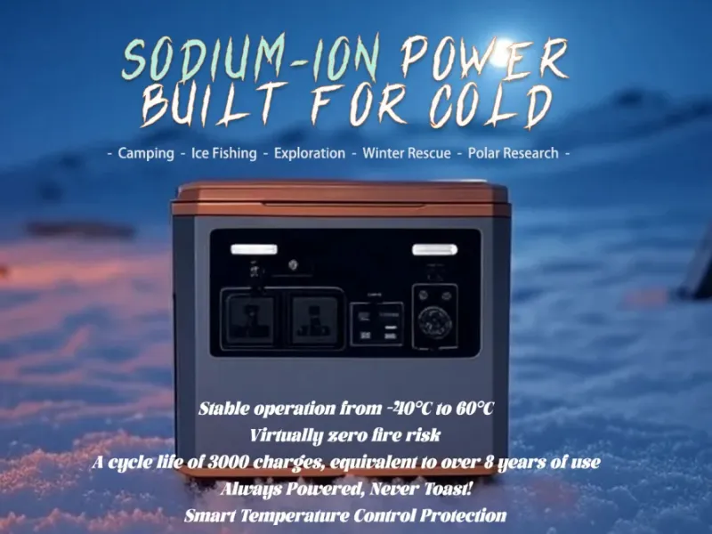 Sodium Frost Glow: The Sodium-Ion Outdoor Power Secret for Icy Adventures