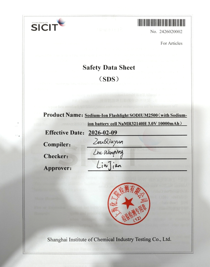 Prepared in Canada, Trusted Worldwide: The Journey of the World’s First Sodium-Ion Flashlight